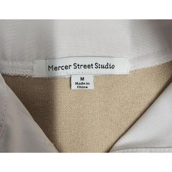 Mercer St Studio Womens Med Cardigan 90s Y2K Pearl Buttons Preppy Office Wear - Picture 4 of 10